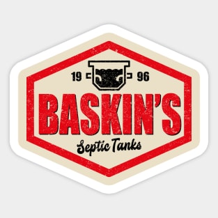 Baskins septic tanks Sticker